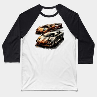 Lamborghini Diablo Baseball T-Shirt